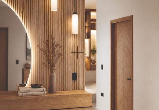 Hall de ingreso Proyecto Mishel Paladines